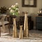Uniquewise Brushed Paint Unique Straight Design Metal Floor Vase for Entryway, Living or Dining Room, Medium QI004445.M - alternate 3